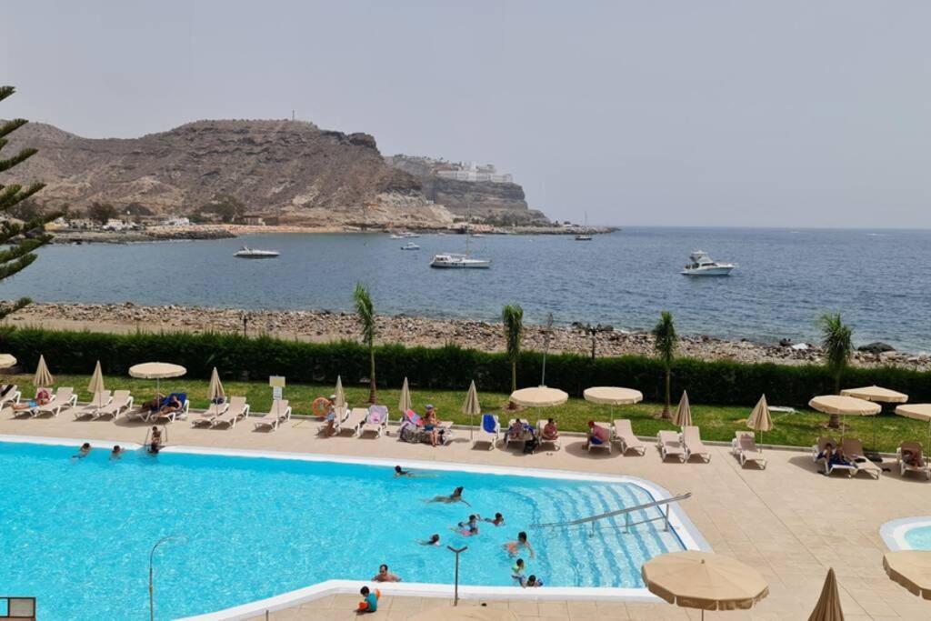 Oceanfront Deluxe-45M,Heated Pools,2Aircondition, 2Tv-65",Dishwasher,600Mb,Lift,Amadores View ! Playa Del Cura  Eksteriør billede