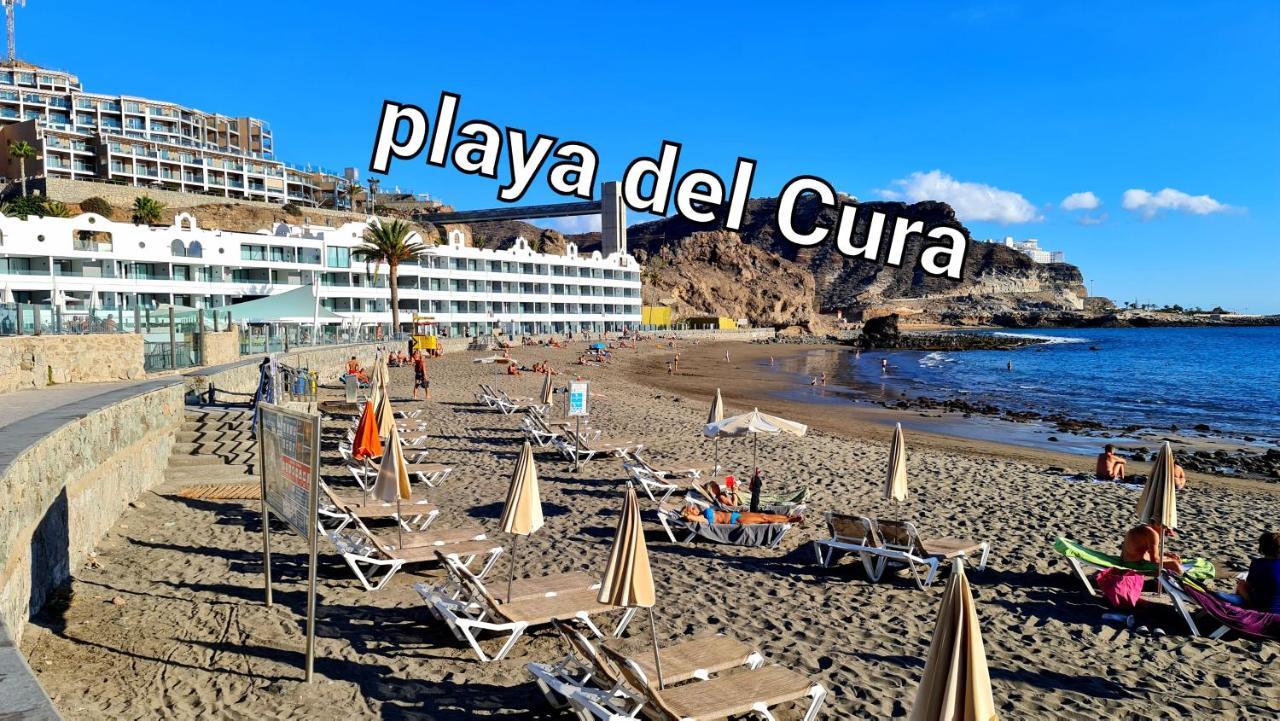 Oceanfront Deluxe-45M,Heated Pools,2Aircondition, 2Tv-65",Dishwasher,600Mb,Lift,Amadores View ! Playa Del Cura  Eksteriør billede