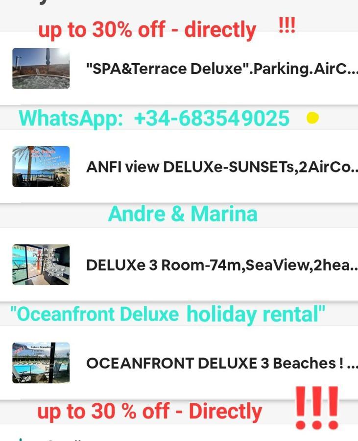 Oceanfront Deluxe-45M,Heated Pools,2Aircondition, 2Tv-65",Dishwasher,600Mb,Lift,Amadores View ! Playa Del Cura  Eksteriør billede
