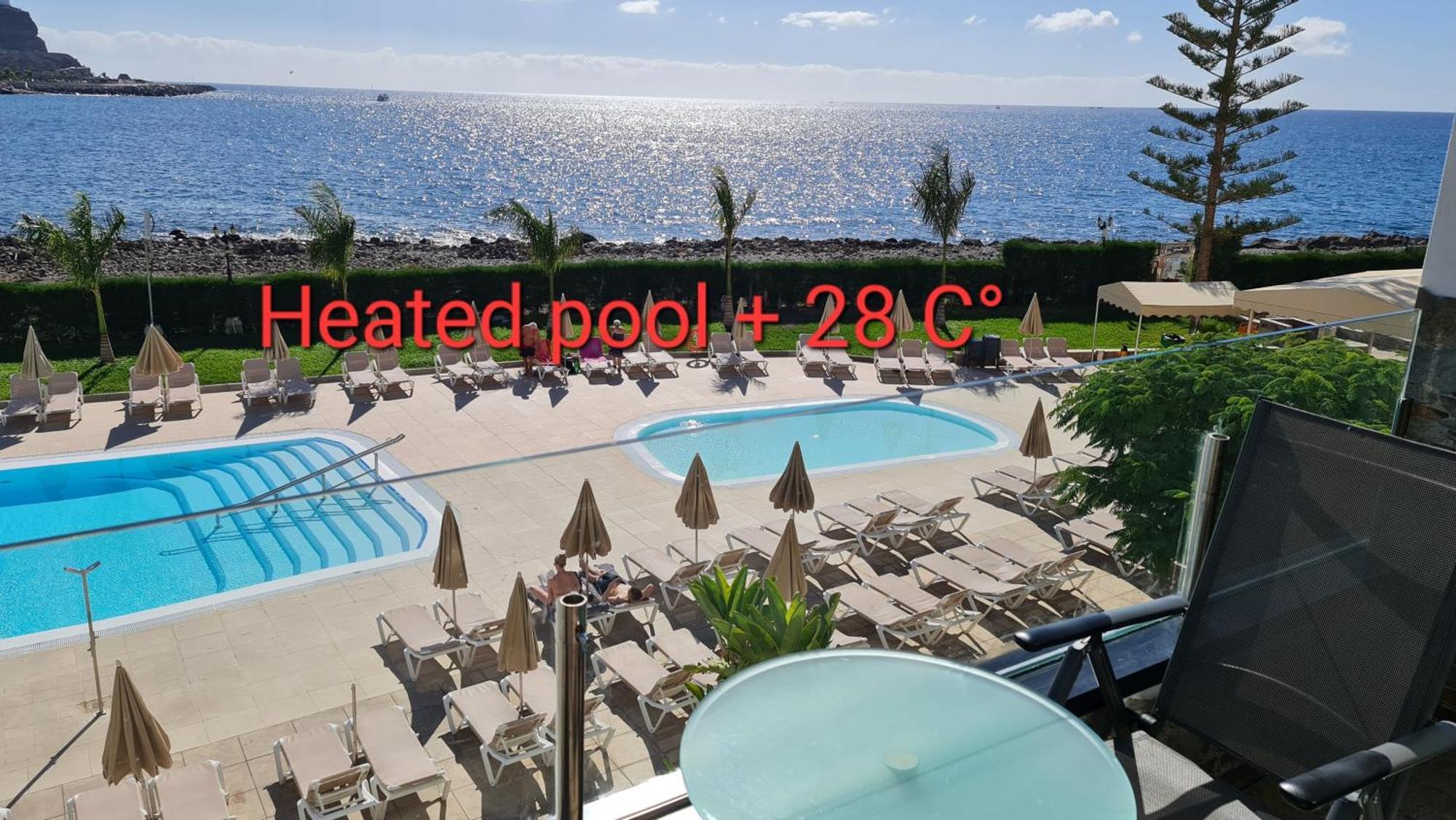 Oceanfront Deluxe-45M,Heated Pools,2Aircondition, 2Tv-65",Dishwasher,600Mb,Lift,Amadores View ! Playa Del Cura  Eksteriør billede